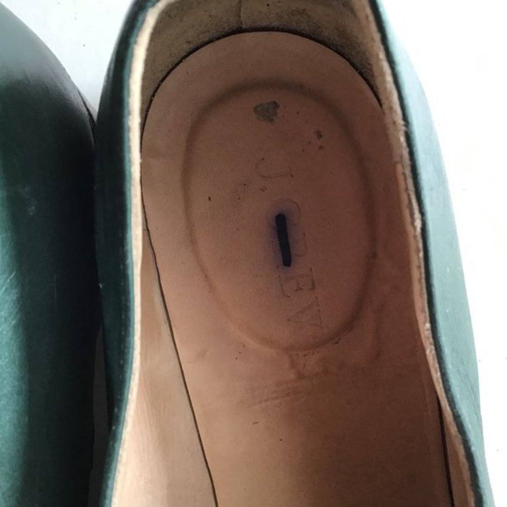 J. Crew Two Toned Oxfords Green/Grey  Size 7 - Picture 5 of 9